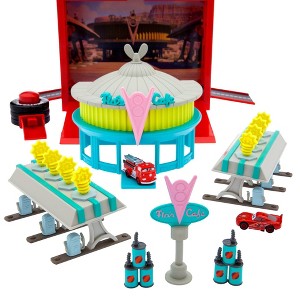Disney Cars On-the-Go Flo's Cafe Playset - 1 of 4