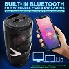 Pyle Wireless PA Speaker & Microphone System - 240 Watt MAX with LED Lights, Remote, and Bluetooth (PPHP2818B) - 3 of 4