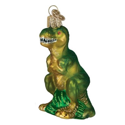 Old World Christmas 4.0 Inch T-Rex Tyrannosaurus Tree Ornaments