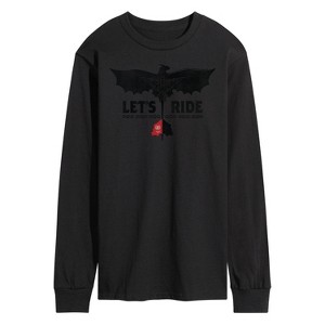 Men's - How to Train Your Dragon - Lets Ride Long Sleeve Graphic T-Shirt - 1 of 4