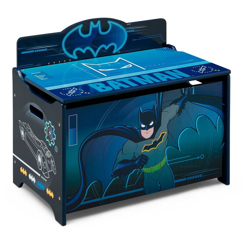 Delta Children Batman Deluxe Toy Box - Greenguard Gold Certified, 1 of 11