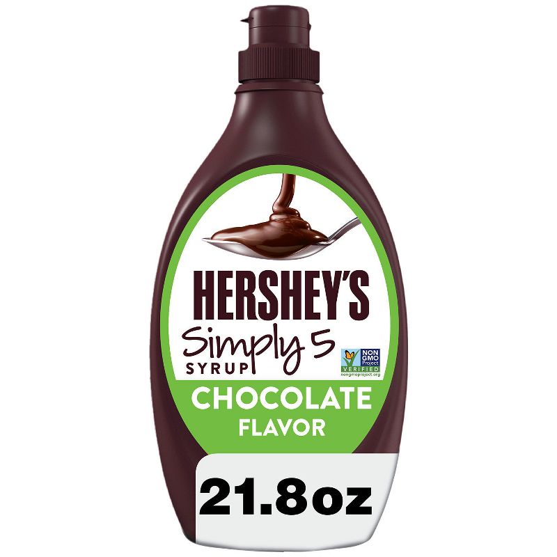 Hershey&#39;s 5 Simple Ingredients Chocolate Flavor Syrup - 21.8oz, 1 of 10