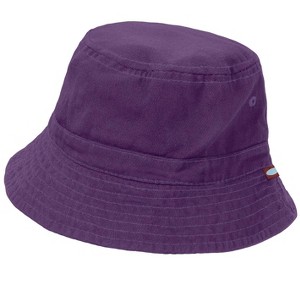 City Threads 100% Cotton Twill UPF 50+ Wharf Bucket Hat for Boys and Girls - 1 of 4