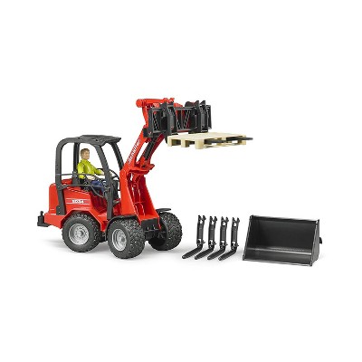 Bruder Schaeffer Compact Loader 2034 with figure & accessories