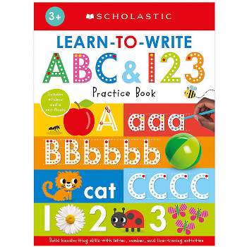 Learn to Write ABC & 123: Scholastic Early Learners (Workbook) - (Paperback)