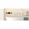 DAKAFUL Modern Bathroom Vanity Light, Vanity Fixture Over Mirror with Black Frame&Clear Glass Shade, Wall Light for Mirror, Bedroom, Bathtub Area - 4 of 4