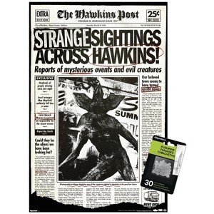 Trends International Netflix Stranger Things: Season 5 (2025) - Demogorgon Newspaper Unframed Wall Poster Prints - 1 of 4