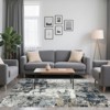 Washable Area Rugs, Large Modern Abstract Living Room Rug Soft Anti-Skid Thin Carpet Indoor Floor Carpets for Bedroom Dining Nursery Home Office - 2 of 4