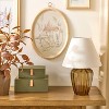17"x13" Embroidered Oval Framed Wall Art - Hearth & Hand™ with Magnolia - 2 of 3
