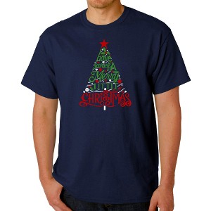LA Pop Art Have Yourself a Merry Little Christmas - Men's Word Art T-Shirt - 1 of 4