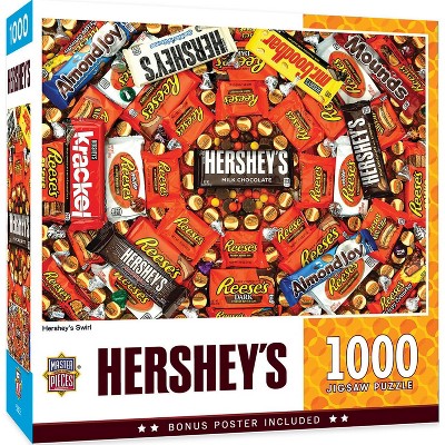 Hershey's Swirl 1000 Piece Chocolate Jigsaw Puzzle