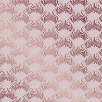 Tempaper Gatsby Scallop Roaring Blush Peel and Stick Wallpaper