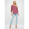 WEST K Women's Liz Three Quarter Sleeve Knit Top - 3 of 4