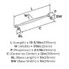 Amerock Enlivity Appliance Pull for Large Panels and Oversized Cabinets - 3 of 4