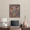 Art Remedy Clay vase with tulips and other flowers Classical vintage floral vase wall art Framed - 2 of 4