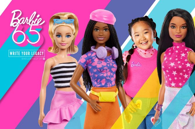 Barbie 65
Write your Legacy
Exclusively at Target