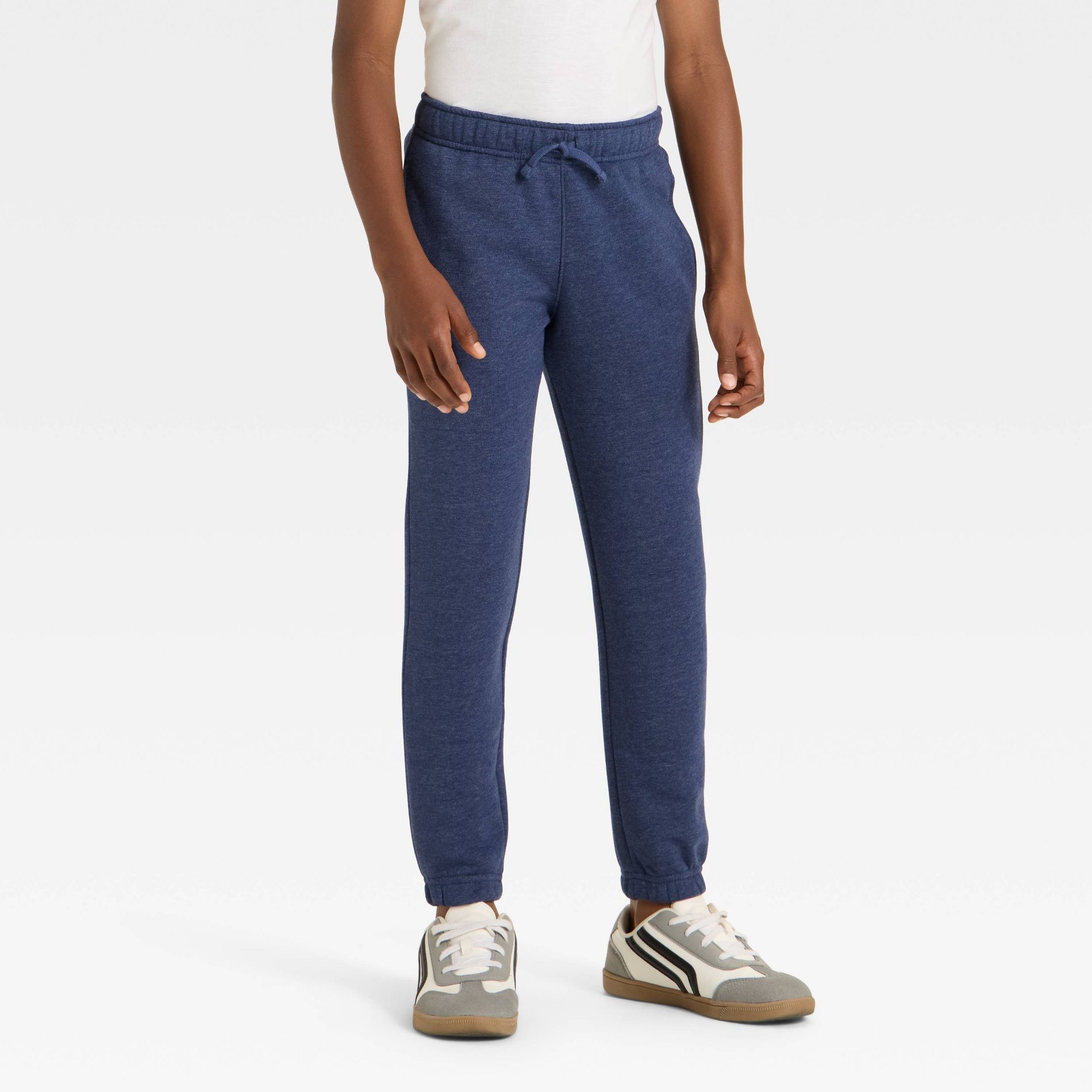 Boys' Pull-On Fleece Sweatpants - Cat & Jack™ Navy Blue XS