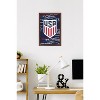 Trends International US Soccer - Logo 25 Framed Wall Poster Prints - 2 of 4