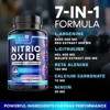 Extra Strength Nitric Oxide Supplement 3X Strength L Arginine, Citrulline Malate, AAKG, Beta Alanine - 60 Capsules By Health Nutrition Naturals - 4 of 4