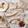 MARTHA STEWART Honeycomb Chambray Textured Kitchen Towel 4-Pack Set - 3 of 3