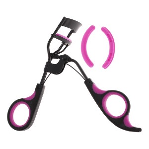 Unique Bargains Women Double Color Handle Eyelash Curler for Business Travel 1 Pc - 1 of 3
