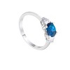 Slickblue Elegant 1 Ct. 3-Stone Ring for Women - Perfect for Bridal or Everyday Wear 4 Color Options, Size 5-10 - 3 of 3