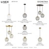 Livex Lighting Geometrix 1 - Light Flush Mount in  Antique Brass - 2 of 4