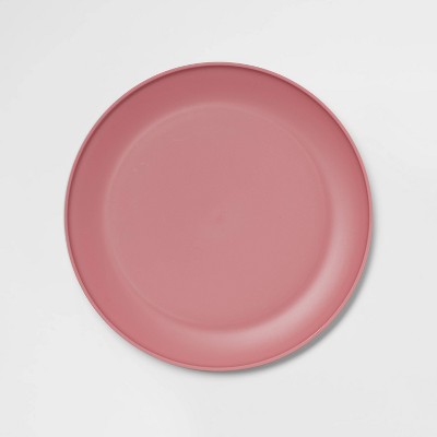 10.5" Plastic Dinner Plate Pink - Room Essentials™