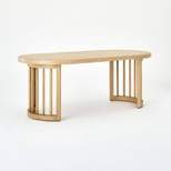 Burbank Wood Coffee Table Natural - Threshold™ designed with Studio McGee
