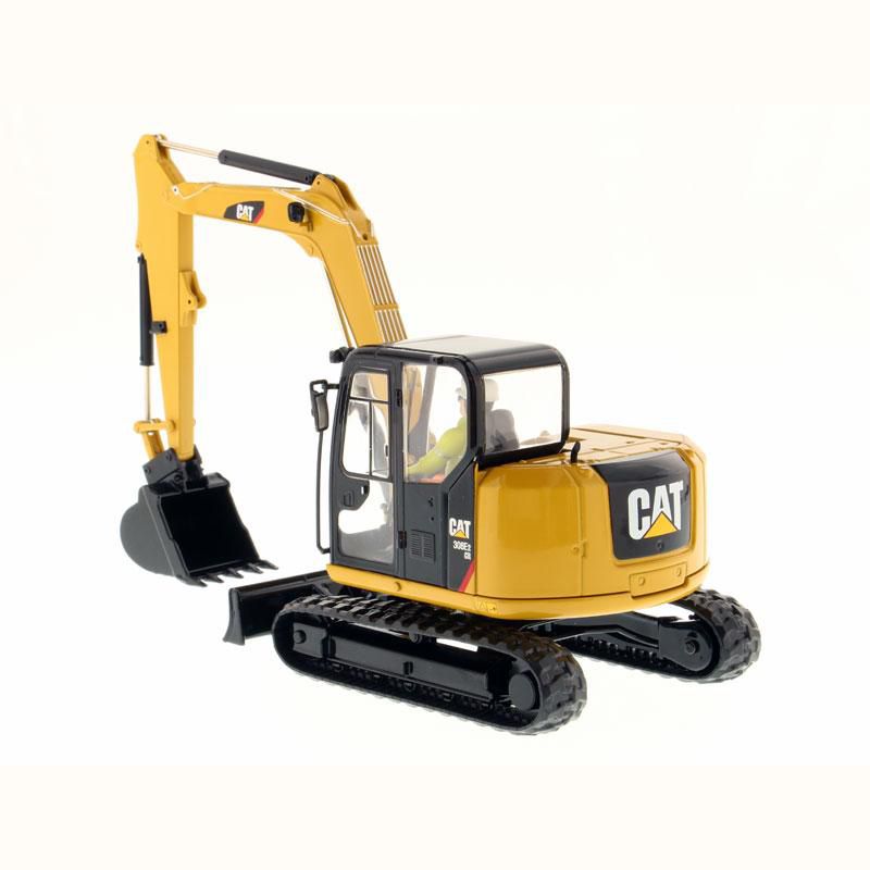 CAT Caterpillar 308E2 CR SB Mini Hydraulic Excavator w/Working Tools & Operator "High Line Series" 1/32 Diecast Masters, 2 of 5