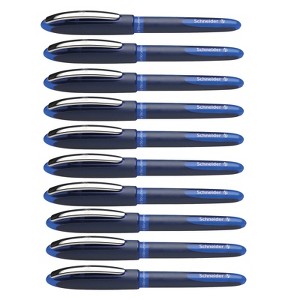 Schneider One Business Rollerball Pens, 0.6mm, Blue, Pack of 10 - 1 of 1