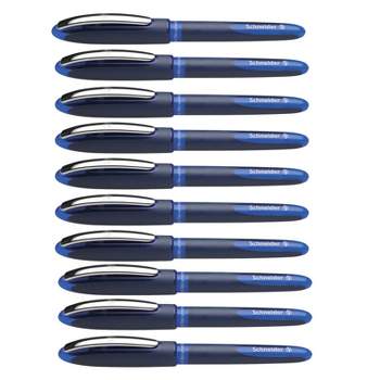 Schneider One Business Rollerball Pens, 0.6mm, Blue, Pack of 10