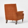 Mercer Rolled Upholstered Armchair with Casters - Threshold™ designed with Studio McGee - 4 of 4