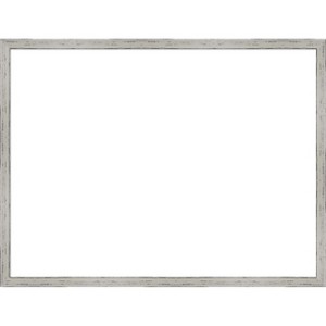 Amanti Art Shiplap White Narrow Framed Dry Erase Magnetic Board - 1 of 4