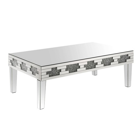 Mirrored coffee hot sale table target