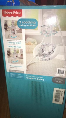 fisher price monkey cradle n swing