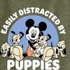 Women's - Disney Classics - Easily Distracted By Puppies Graphic High Neck Tank - 2 of 3