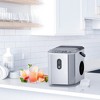 SUGIFT 26lb Compact Ice Maker, Stainless Steel Portable Countertop Ice Machine, 26 lbs Daily Production - 2 of 4