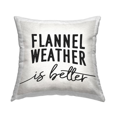 Stupell Industries Flannel Weather Is Better Vintage Rustic Fall Typography