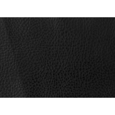Black Faux Leather Upholstered Parsons Side Chair with Chrome Metal Legs