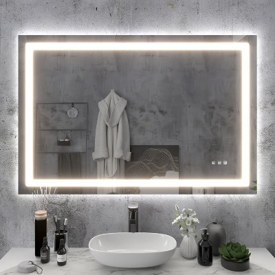 LED Front Light and Backlit Mirror