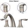 Coucheta 8" Widespread Bathroom Faucets - 3-Hole Design with Pop-Up Drain & cUPC Hoses in Multiple Finishes, Single & 2-Pack Options - 4 of 4