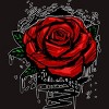 Men's Design By Humans Rugged Rose By Adamzworld T-Shirt - 2 of 4