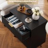 3 Drawer Dresser for Bedroom, Fluted Modern Nightstand with Deep Drawers, Chest of Drawers with Wide Top, Wooden Dresser Organizer - 2 of 4