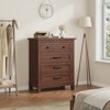 4 Dresser for Bedroom, 34.8" Tall Drawer Dresser with Storage Freestanding, Wooden Closet Storage Chest - 2 of 4