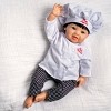 Paradise Galleries Reborn Baby Doll, Bon Appetit, Boy Doll Crafted in Soft Vinyl Weighted Body, 20 inch, 4-Piece Doll Gift Set - 2 of 4