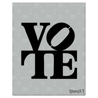 Stencil1 Vote - Stencil 8.5" x 11"