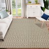 Non-Slip Indoor Carpet Stain Resistant Distressed Print Mat, Washable Durable Rug for Living Room Bedroom Kitchen Nursery - 2 of 4
