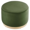Modway Tilden Large 23 in. Round Performance Velvet Upholstered Ottoman - 2 of 4