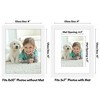 Americanflat Picture Frame with Mat - Wood with Glass Cover - 2 of 4